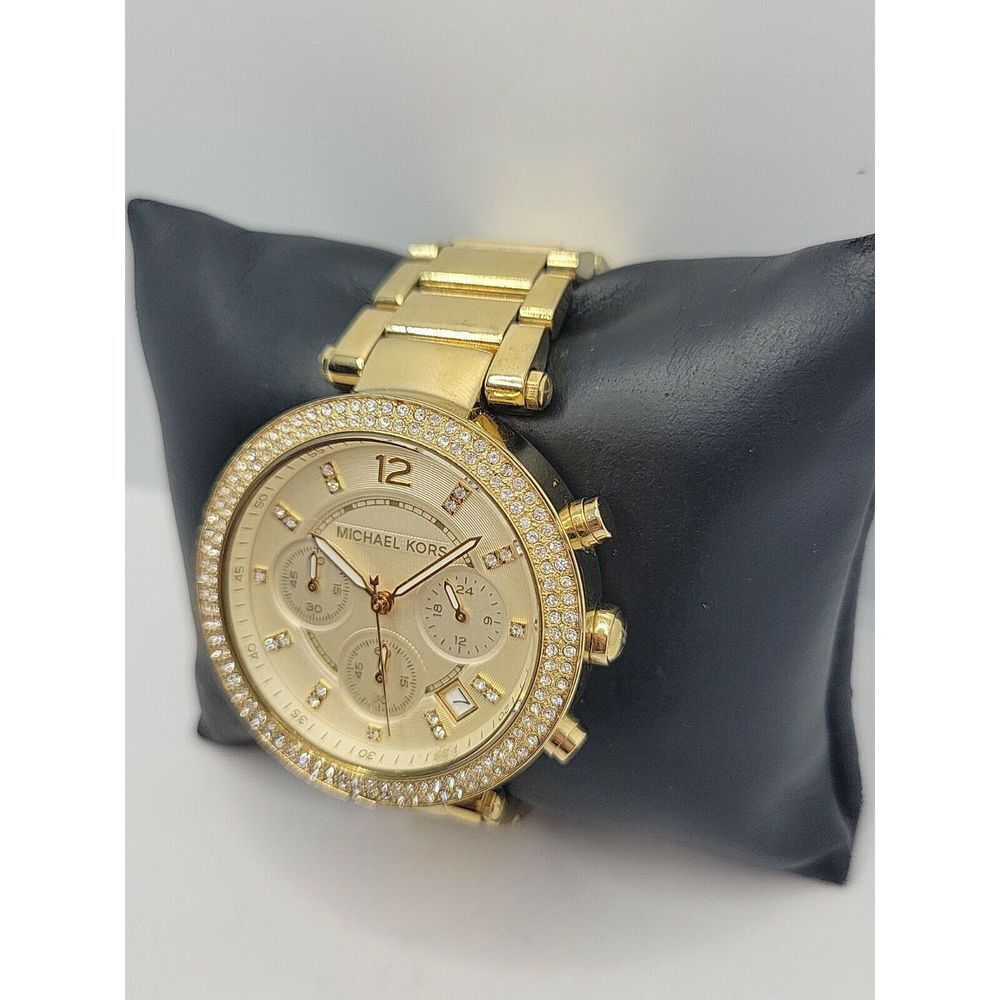 Michael Kors Parker MK5354 Women Stainless Steel Analog Dial Quartz Watch AM127 - Picture 2 of 10
